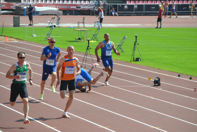 100m serie Bart Roth Tampere